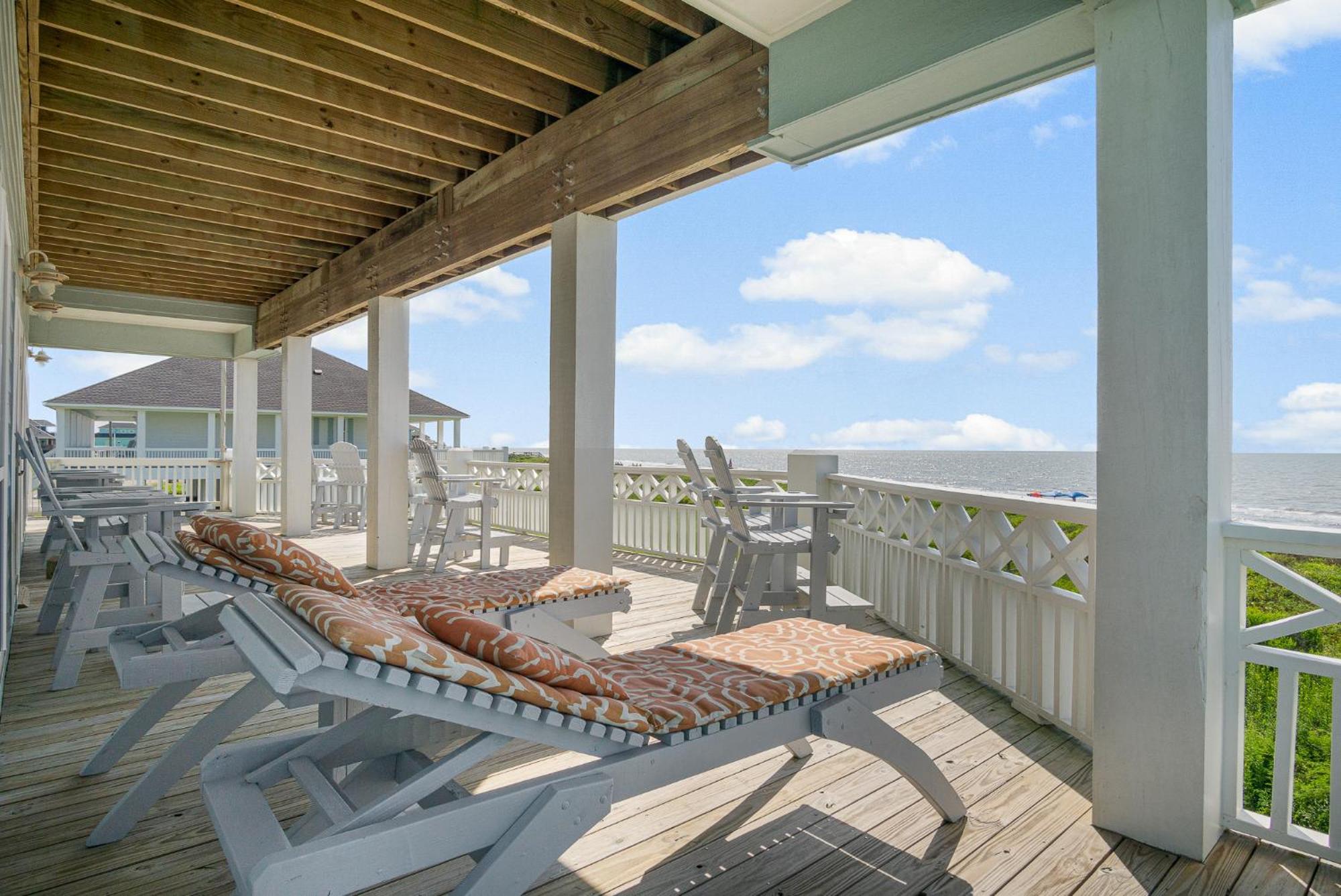 Sea It All Beachfront 4Br! Panoramic Views, Bar & Large Decks Villa Crystal Beach Luaran gambar