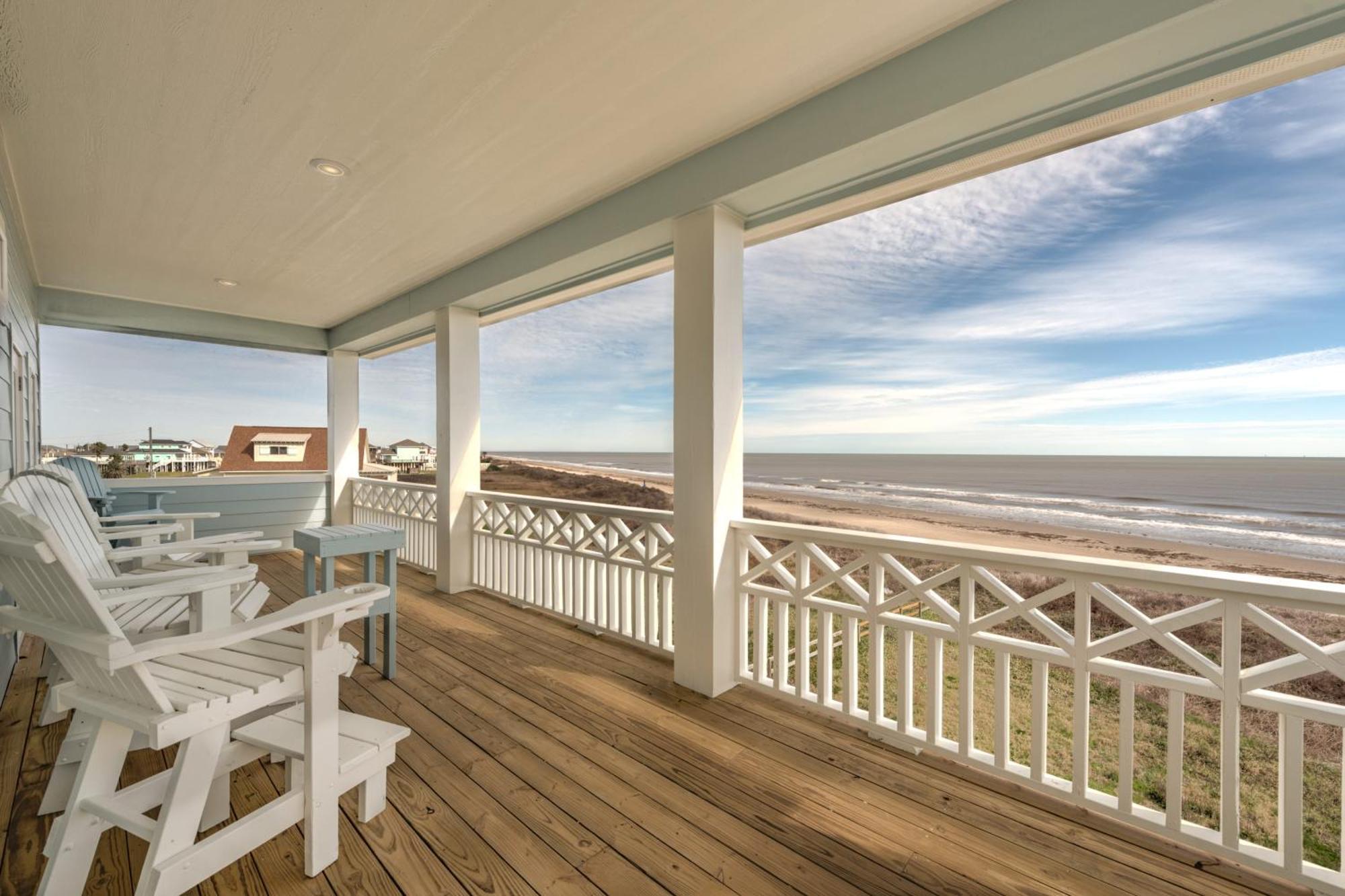 Sea It All Beachfront 4Br! Panoramic Views, Bar & Large Decks Villa Crystal Beach Luaran gambar